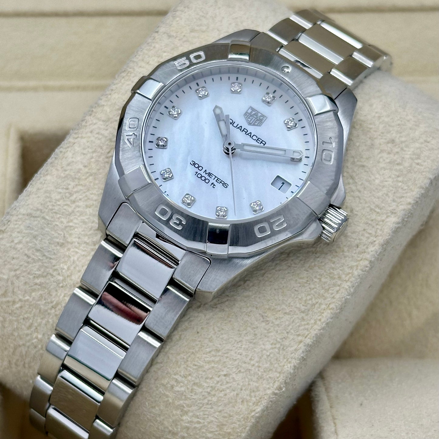 Aqua Racer Ladies Mother Of Pearl Diamond Ref WBD1314.BA0740 2020