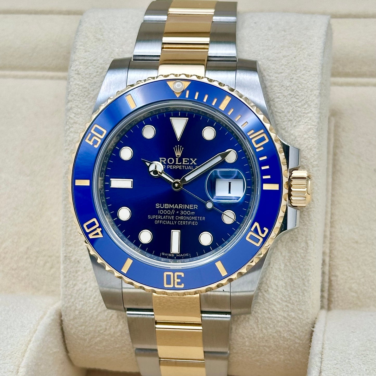 Submariner Date Sunburst Bluesy Ref 116613LB 2020