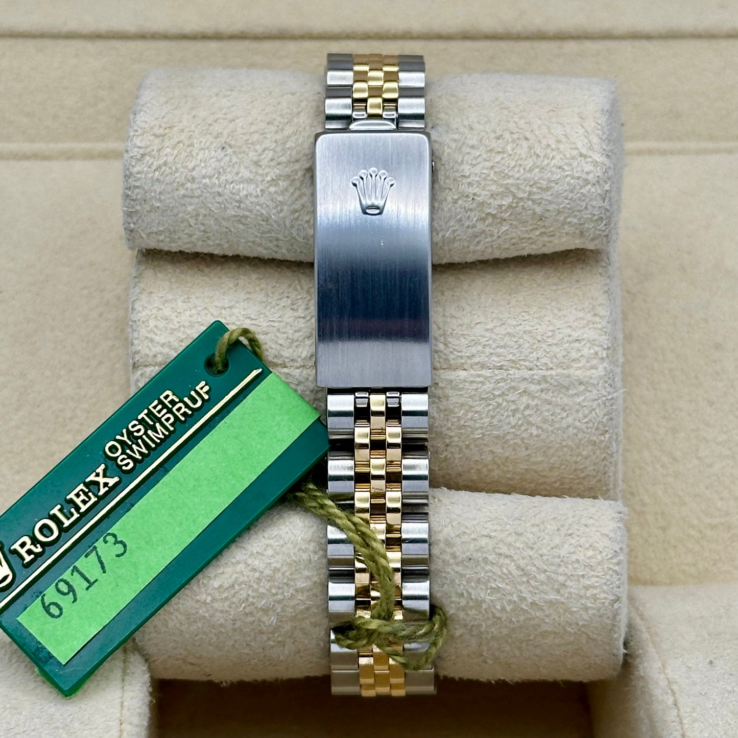 (ON HOLD) Lady-Datejust 26 18K Yellow Gold Champagne Big Diamond Ref 69173G 1995