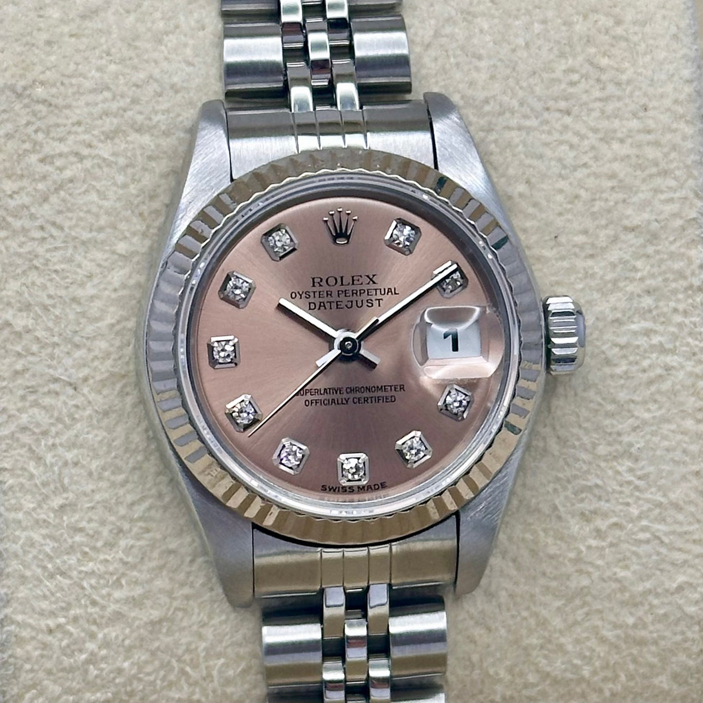 Lady-Datejust 26 Pink Big Diamond Ref 79174G 2004