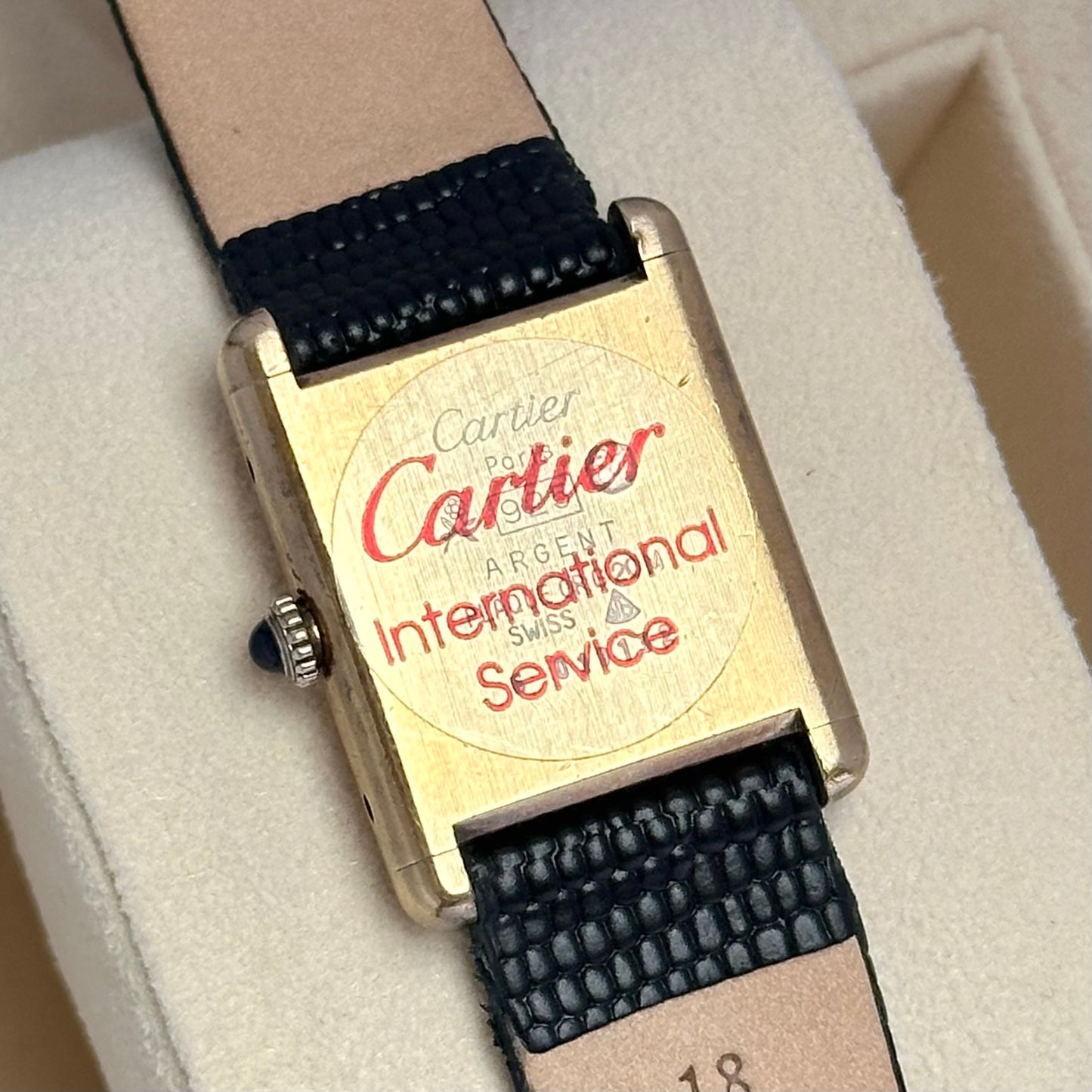 Tank Must Vermeil Ivory 2023 Cartier Service