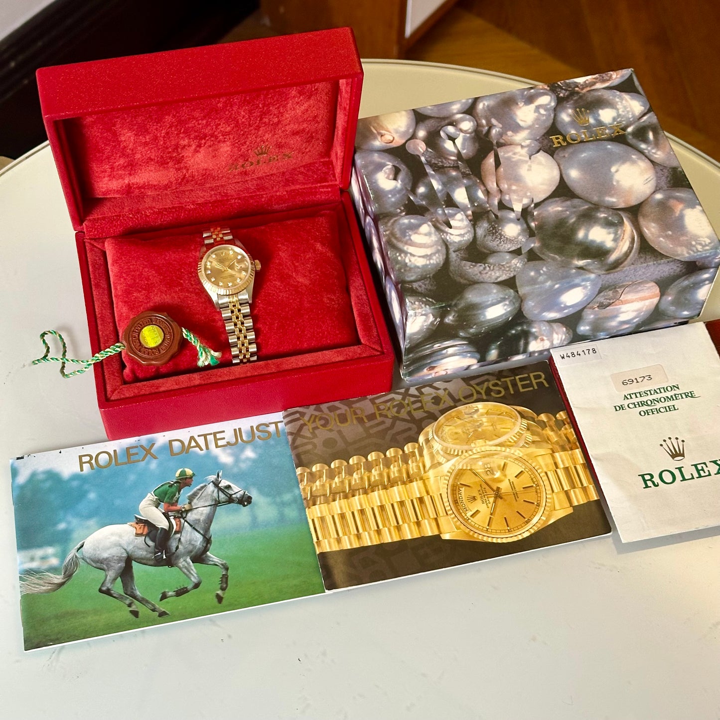 Lady-Datejust 26 Champagne Diamond Ref 69173G