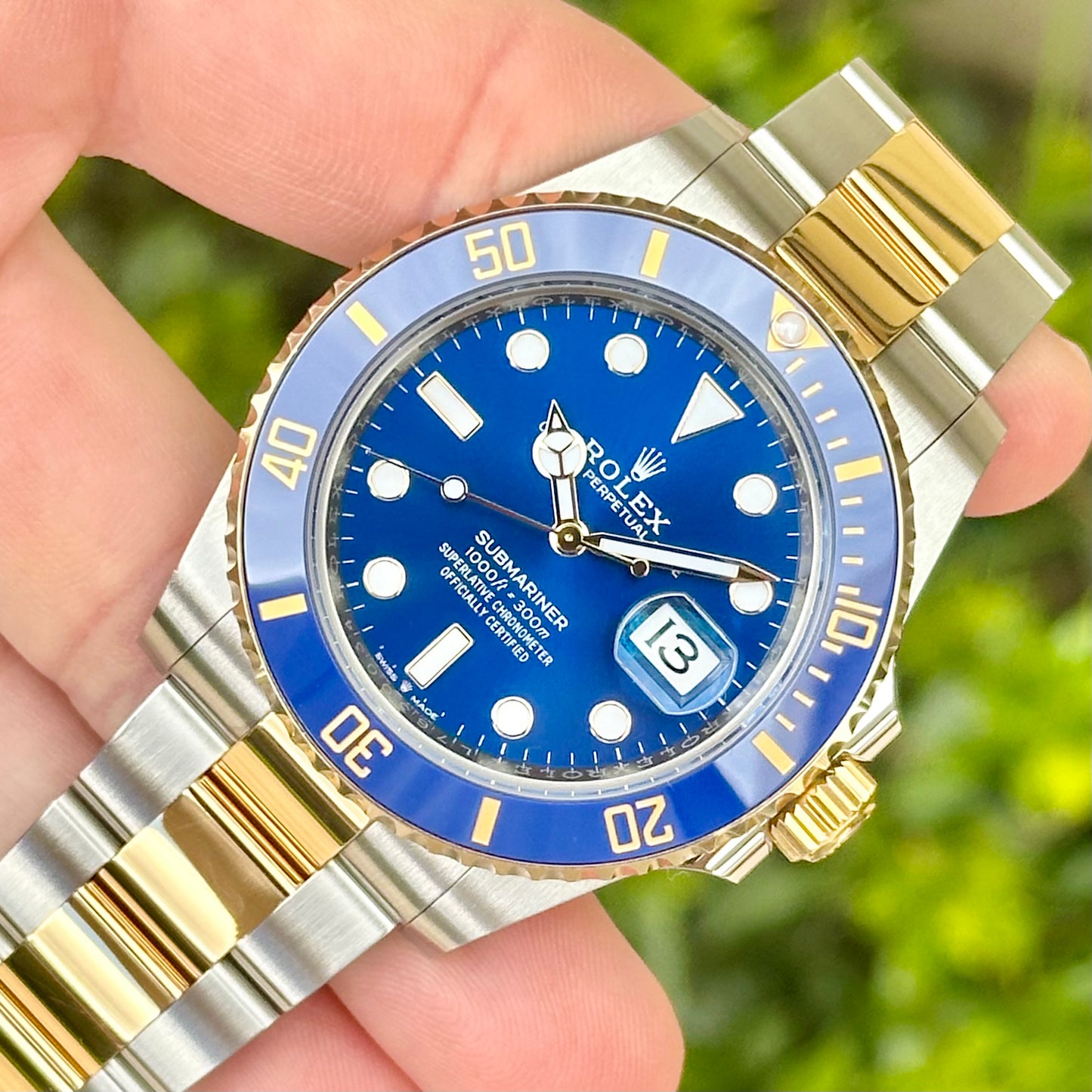 Submariner Date Bluesy Two Tone Ref 126613LB 2023