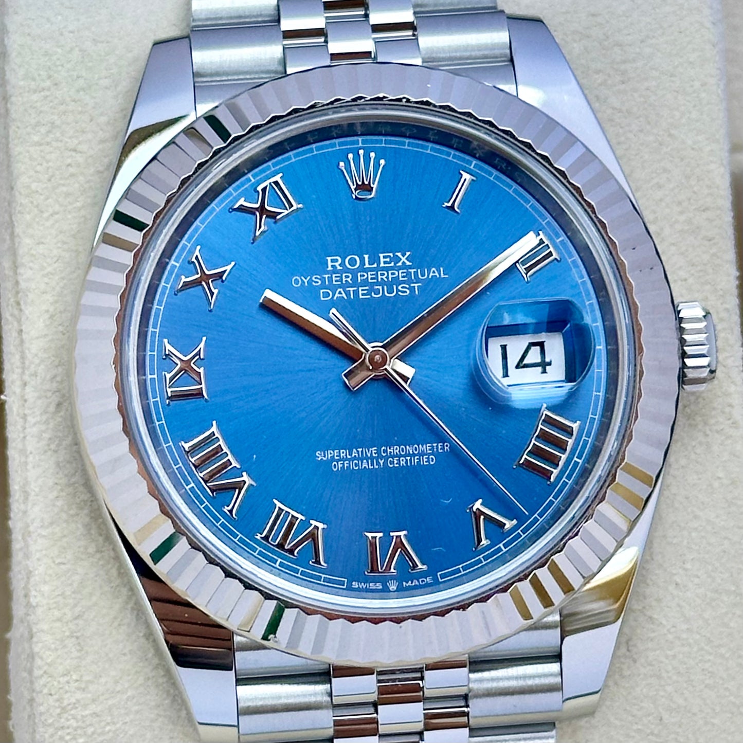 Datejust 41 Azzurro Blue Ref 126334 2021