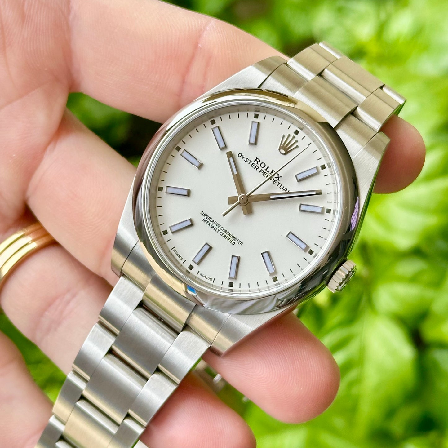 Oyster Perpetual 39 White Ref 114300 2020