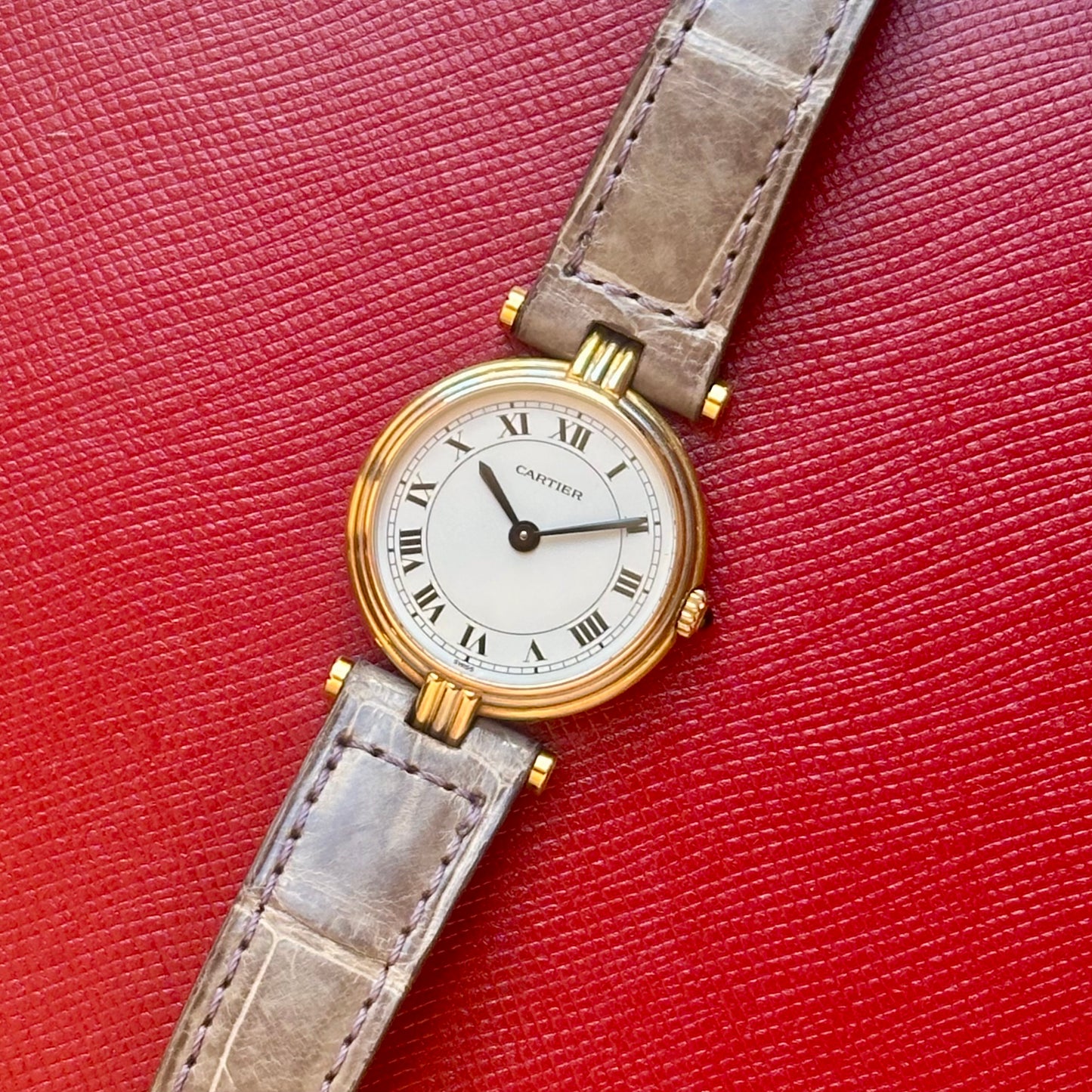 Vendome Trinity 18K Gold White Romans Ref 81004 1990