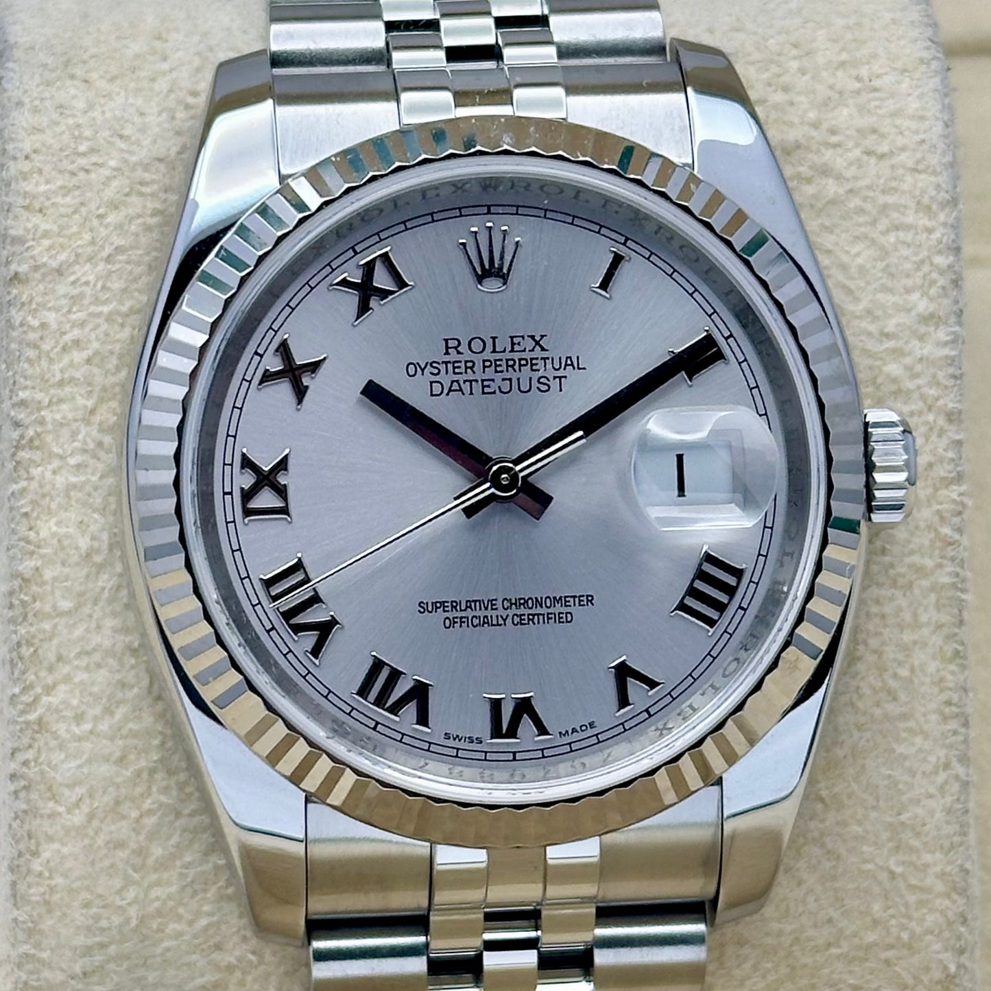 Datejust 36 Silver Romans Ref 116234 2007