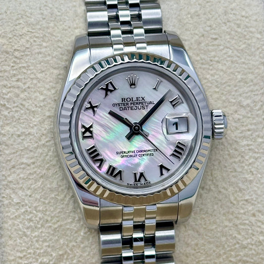 Lady-Datejust 26 Mother Of Pearl Dial Ref 179174