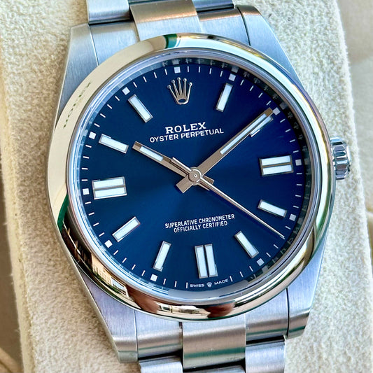 Oyster Perpetual 41 Blue Ref 124300 2023