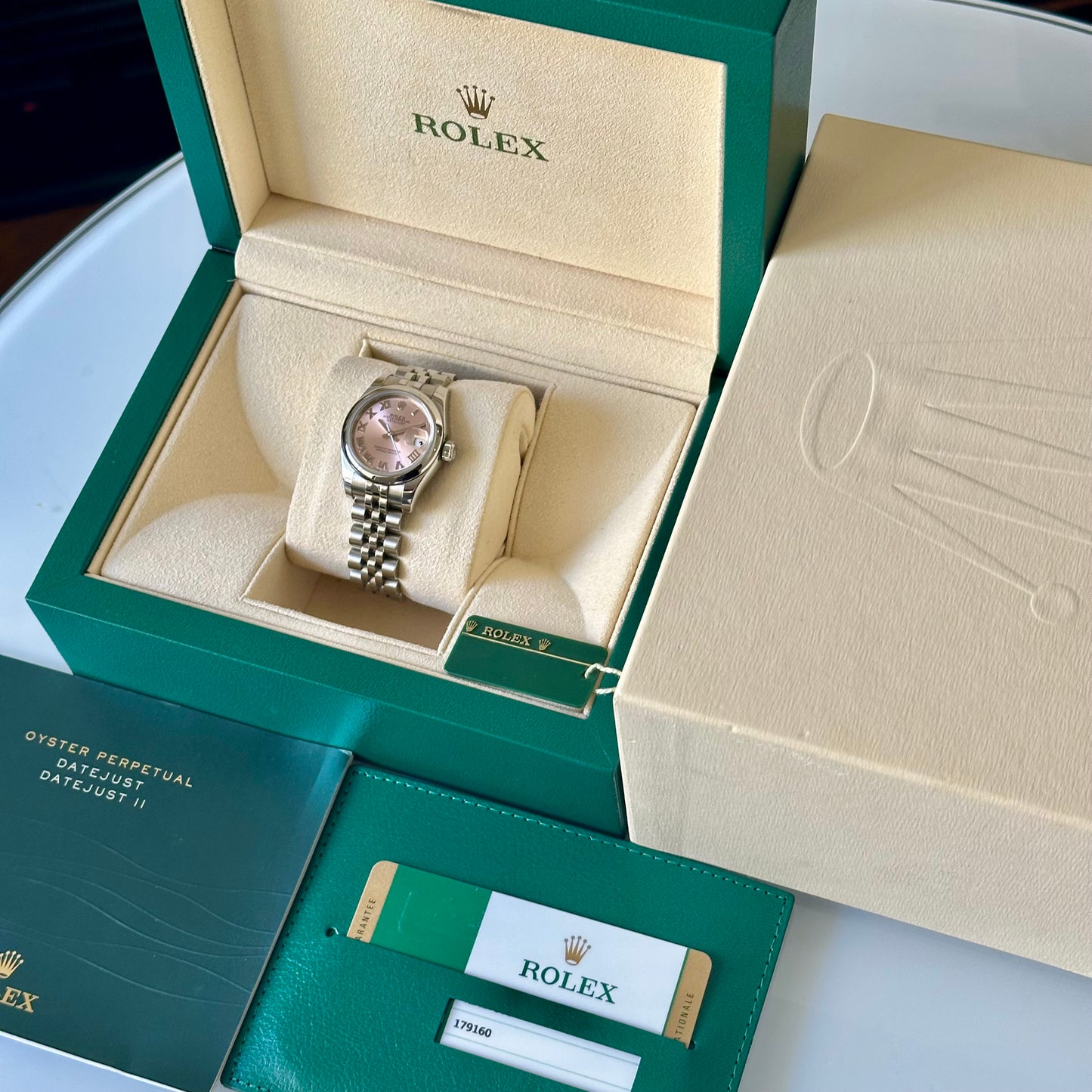 Lady-Datejust 26 Pink Romans Ref 179160 2016