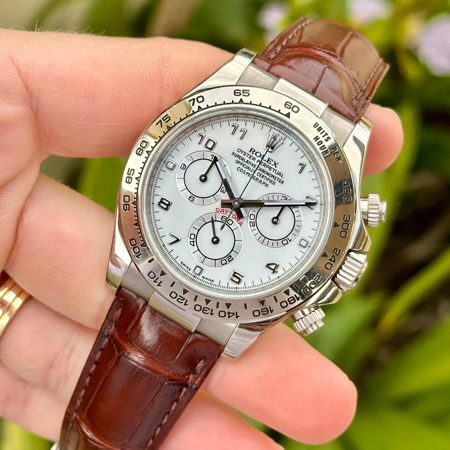 Cosmograph Daytona 18K White Gold Ref 116519 2019 RSC