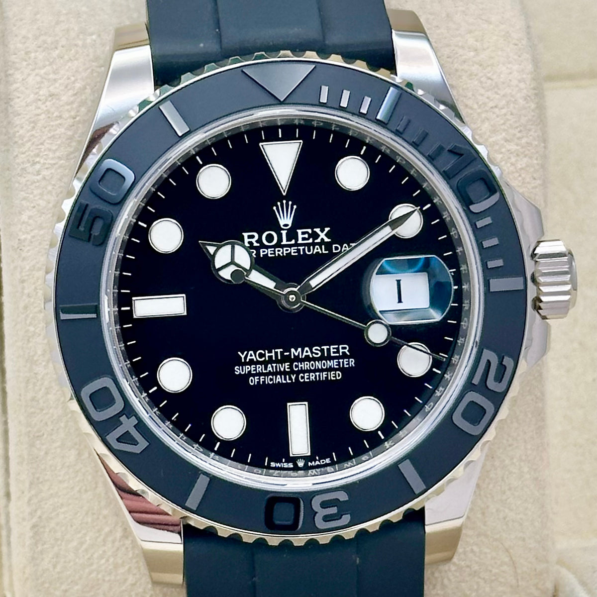 Yacht-Master 42 Ceramic 18K White Gold Ref 226659 2020