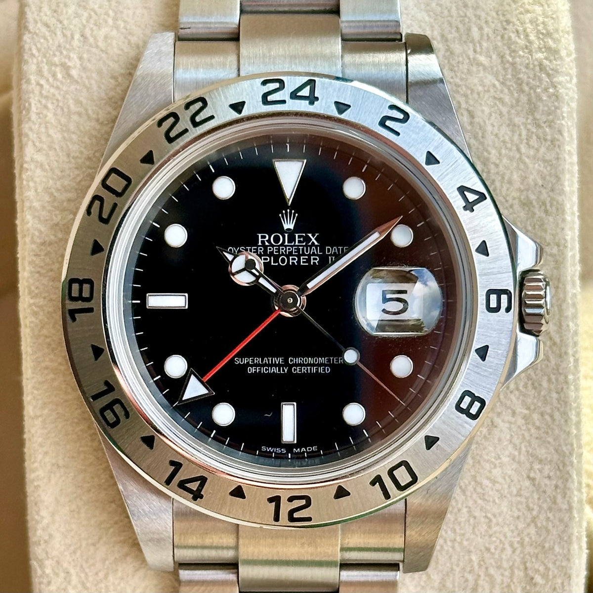 George Rainer Explorer Explorer II Black Ref 16570 2007 – George Perpetual Watches