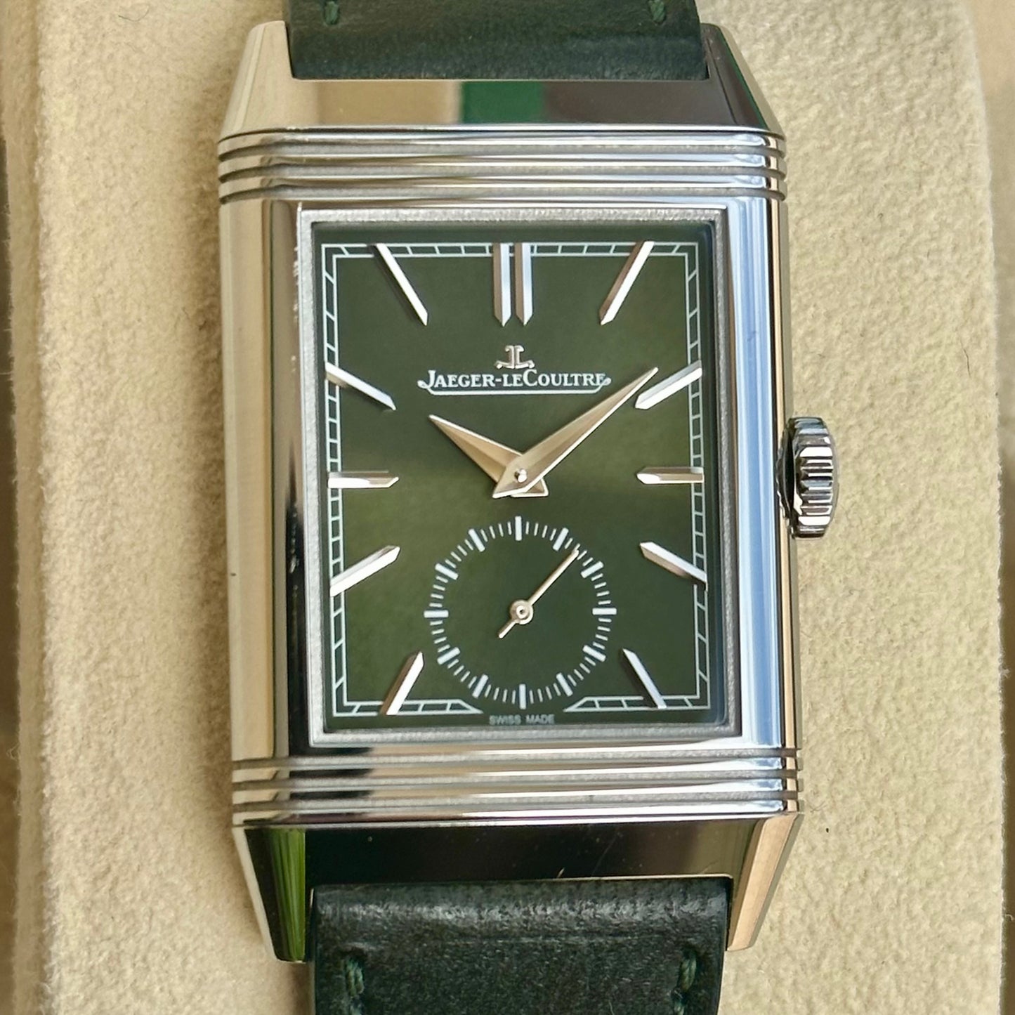 Reverso Tribute Monoface Green 2021