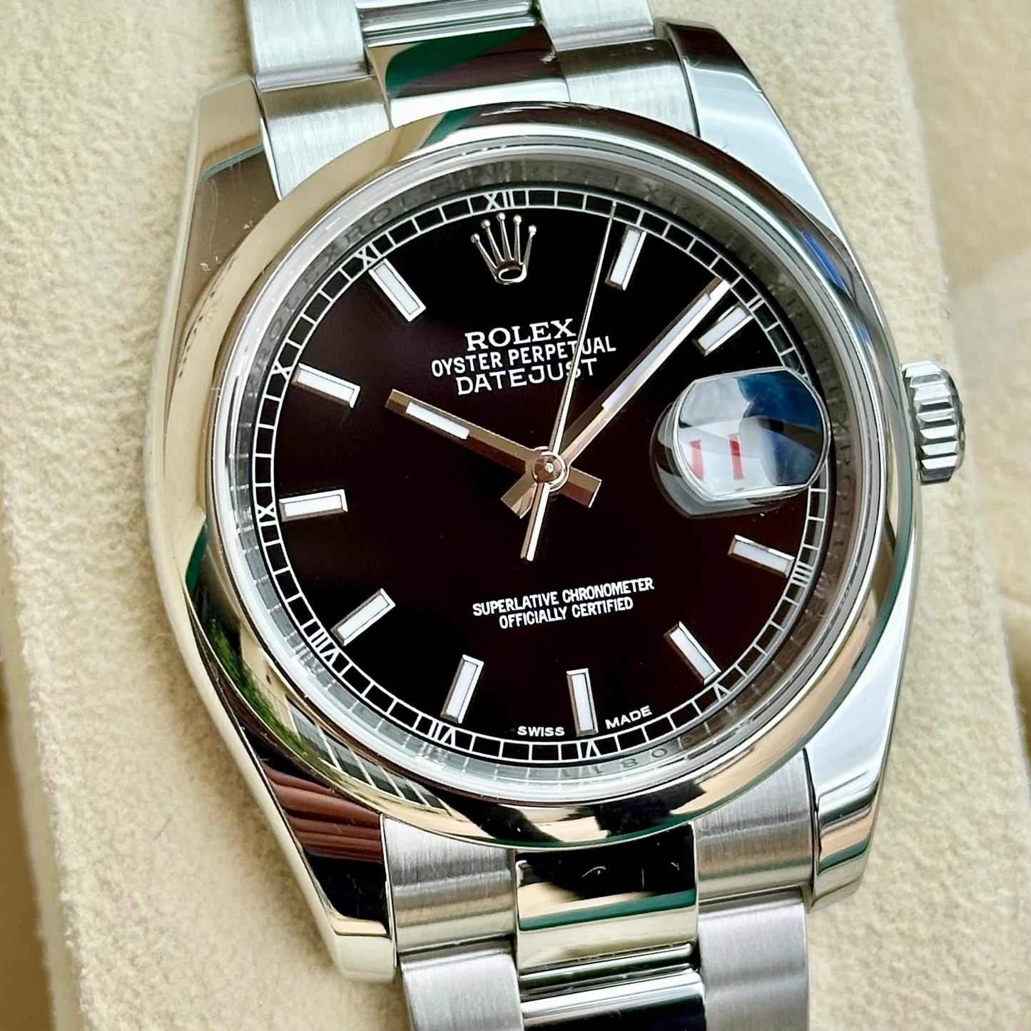 Datejust 36 Black Ref 116200 2012