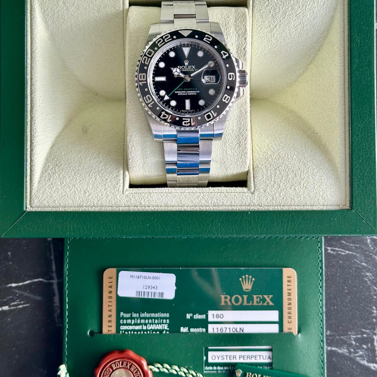 GMT Master II Ref 116710LN 2014