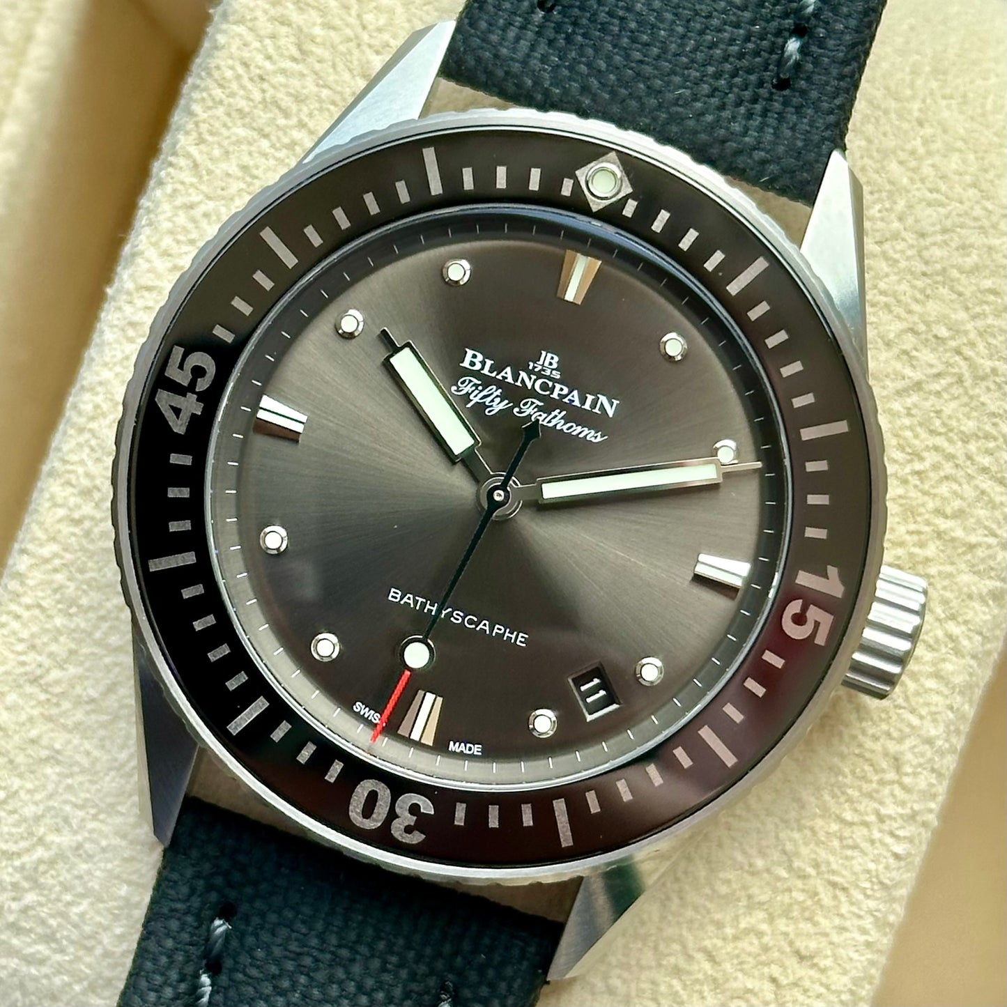 Fifty Fathoms Bathyscaphe Ref 5100B 1110 B52A 2023