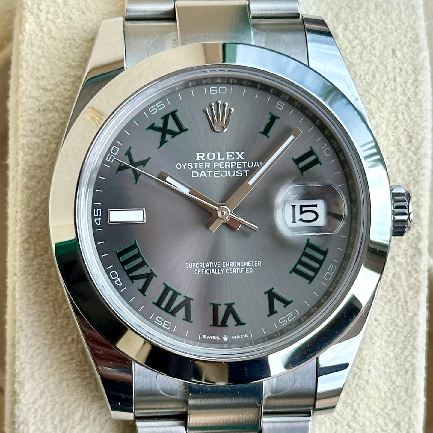 Datejust 41 Wimbledon Ref 126300 2023