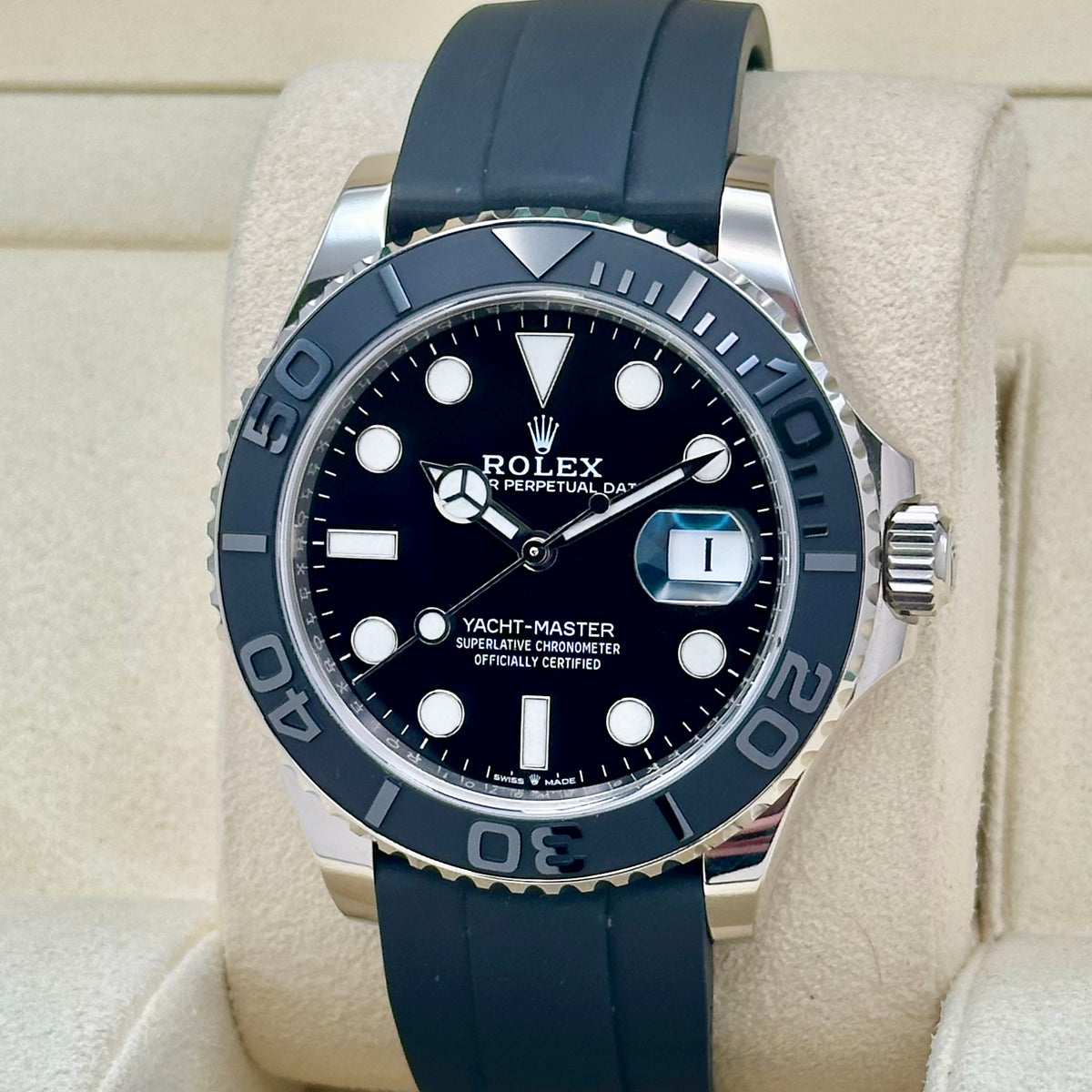 Yacht-Master 42 Ceramic 18K White Gold Ref 226659 2020