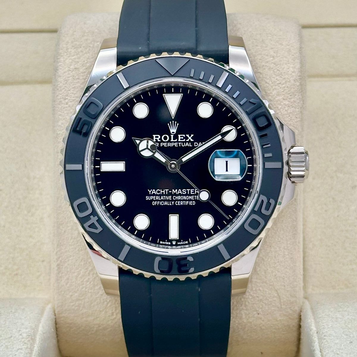 Yacht-Master 42 Ceramic 18K White Gold Ref 226659 2020