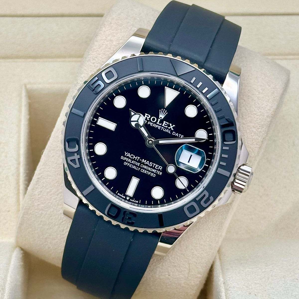 Yacht-Master 42 Ceramic 18K White Gold Ref 226659 2020